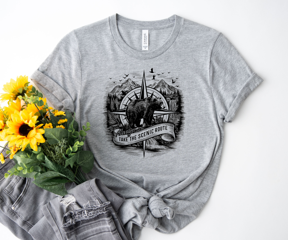 Always Take The Scenic Route Tee
