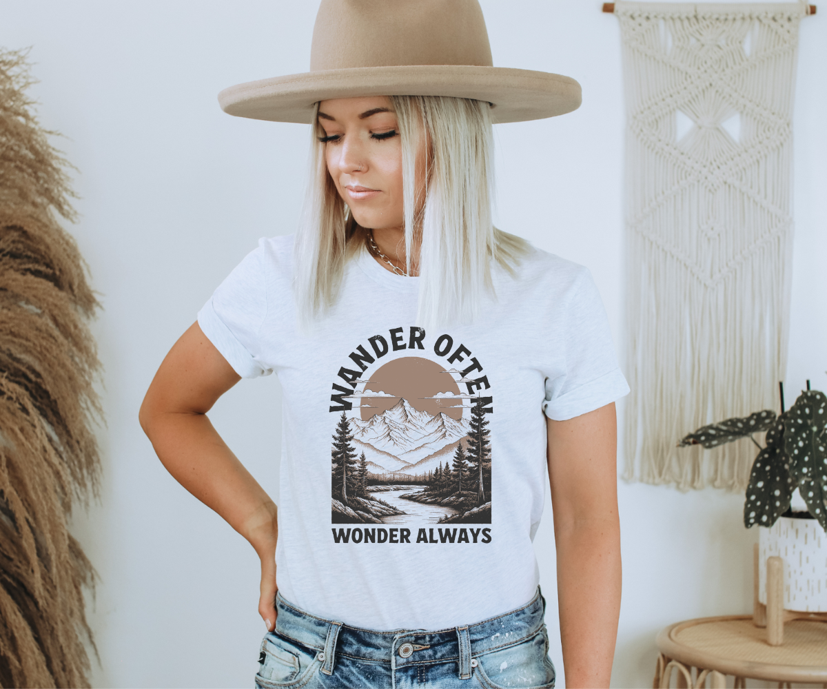 Wander Often Wonder Always Tee