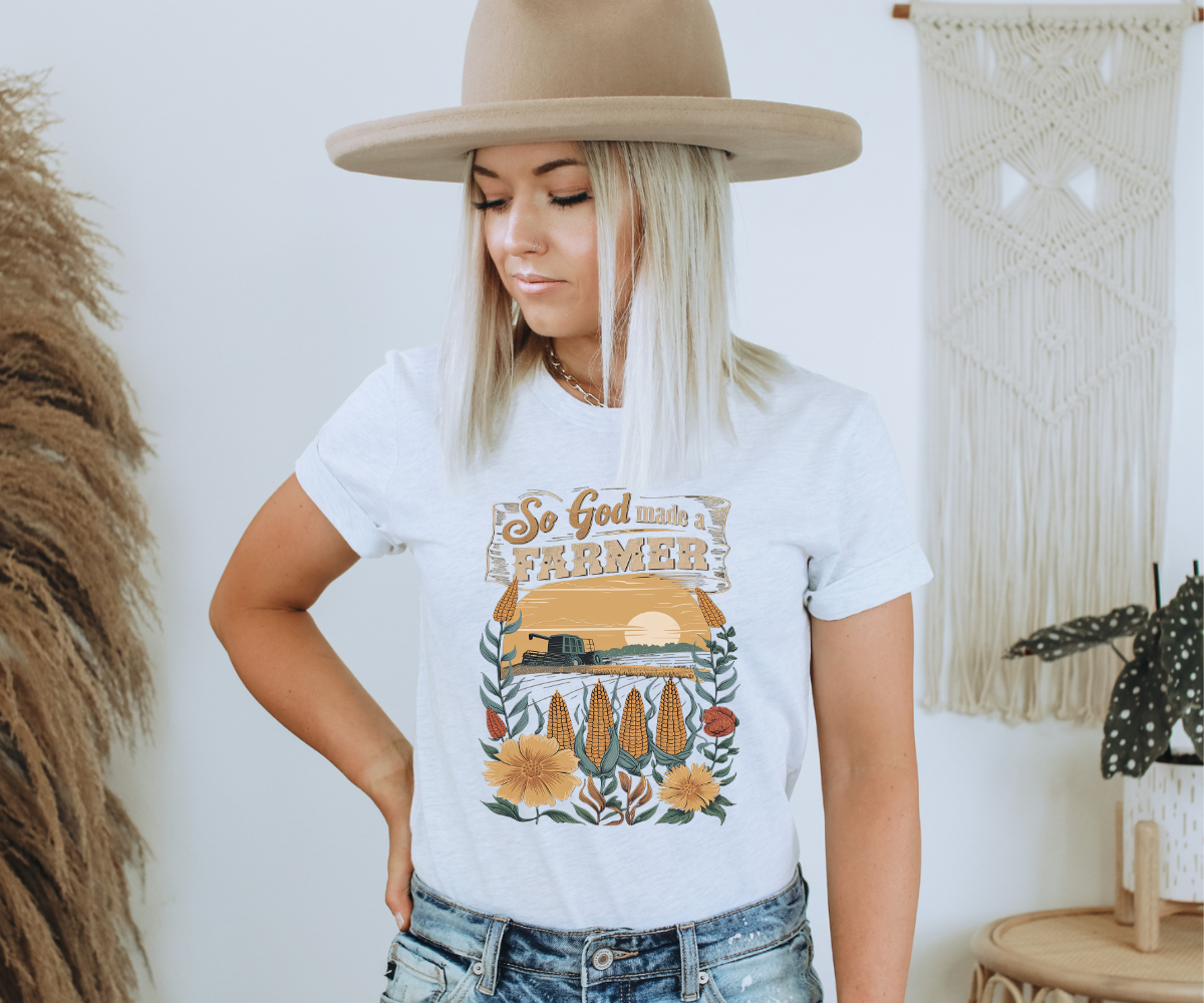 So God Made A Farmer Tee