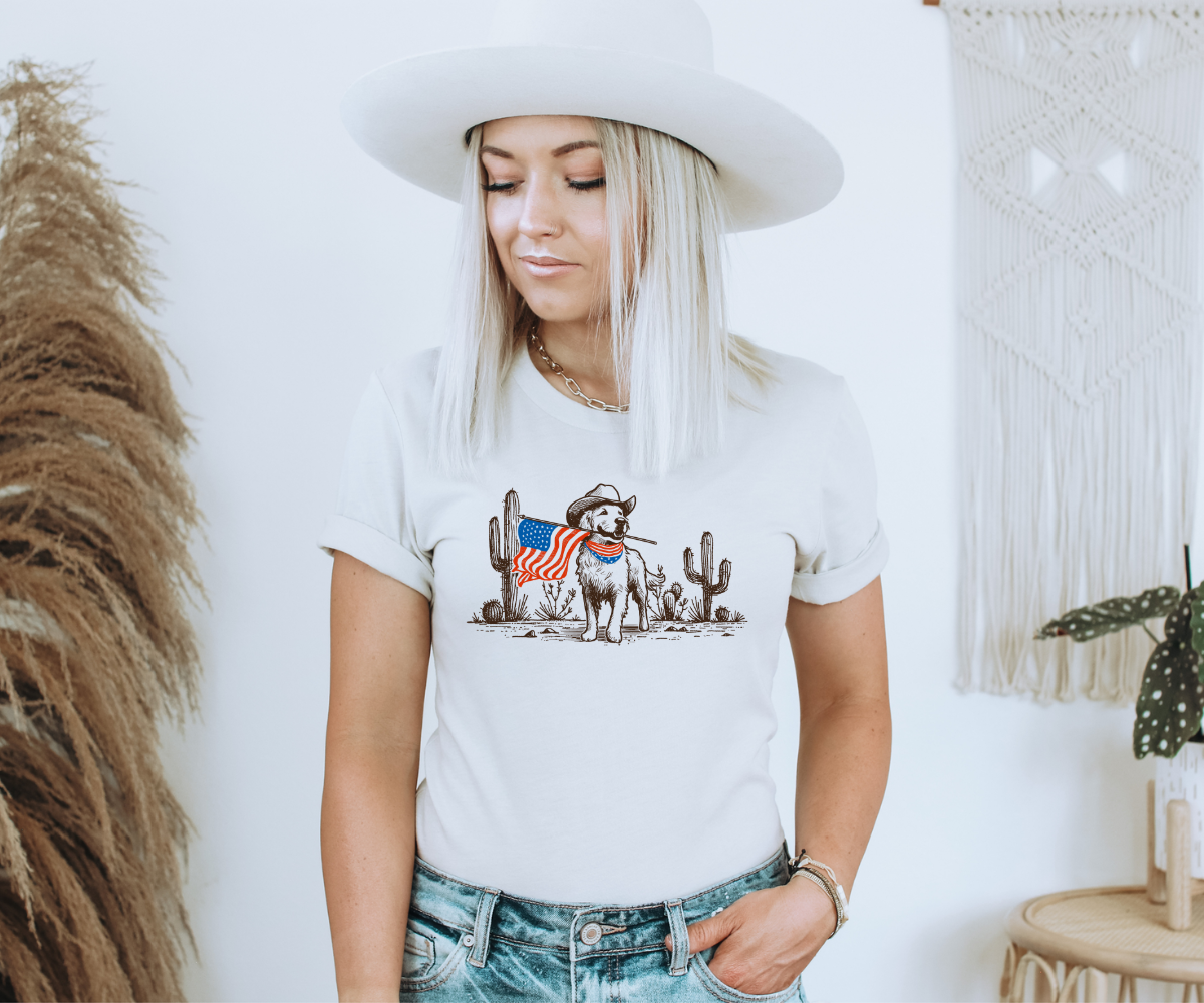 Patriotic Dog Tee