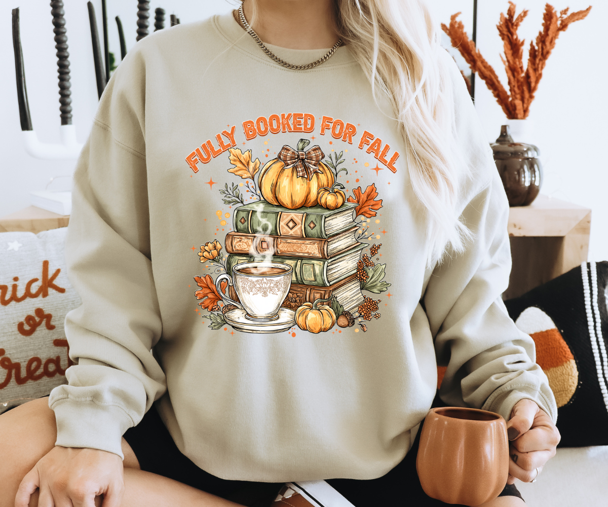 Fully Booked For Fall Sweatshirt