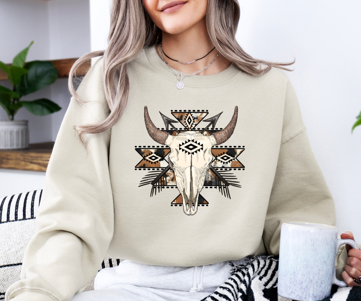 Boho Bull Sweatshirt