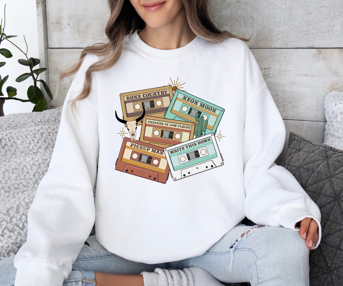 Country Cassette Tape Sweatshirt