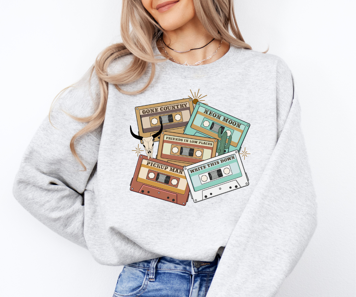 Country Cassette Tape Sweatshirt
