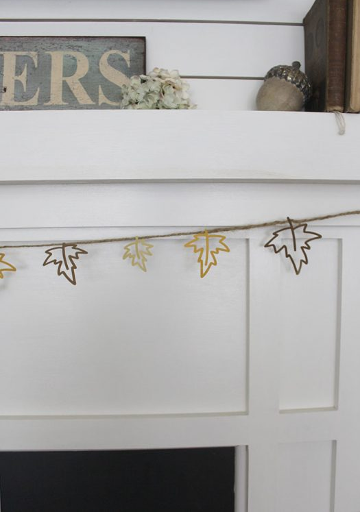 Easy Fall Leaf Banner DIY