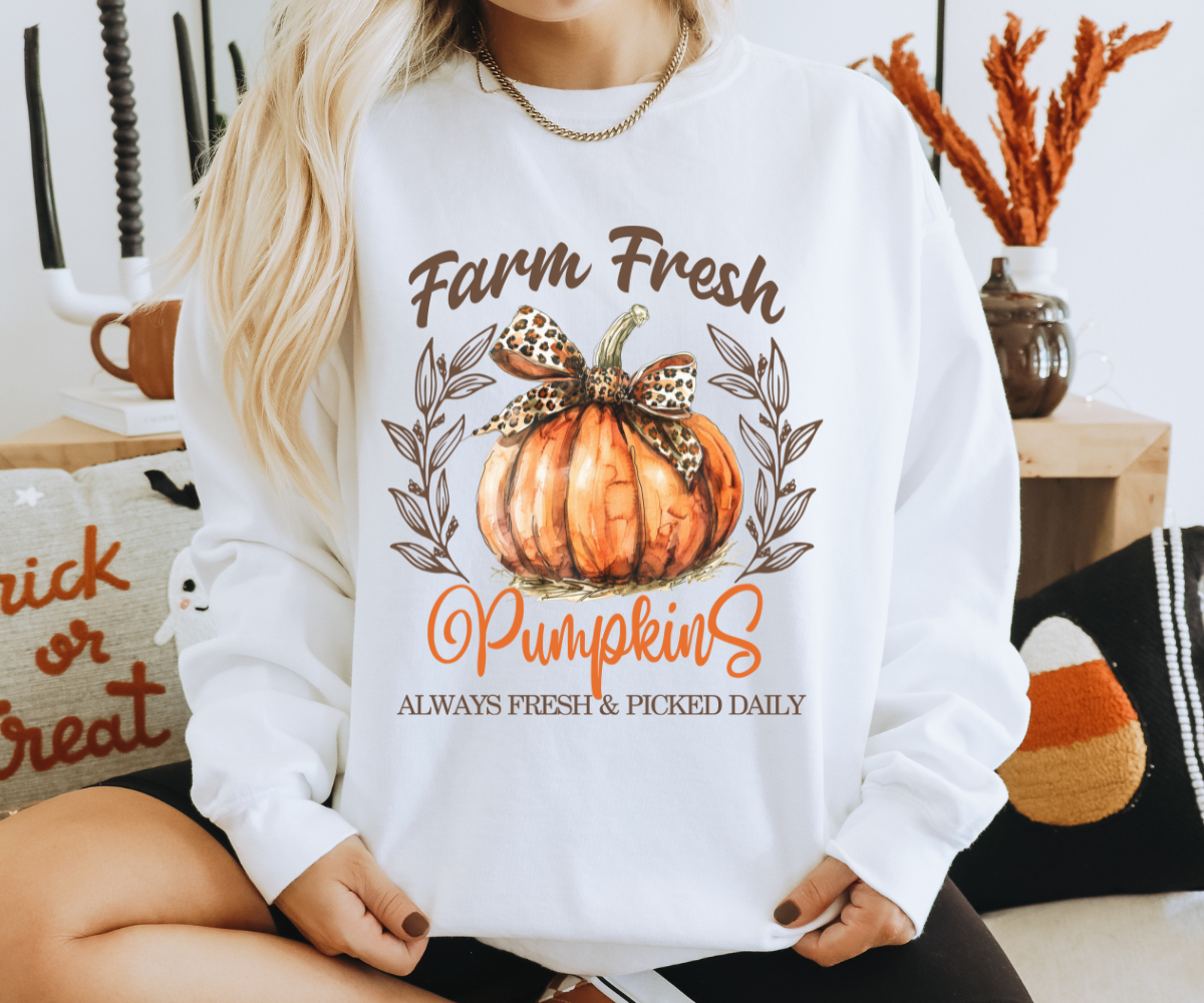 Farm Fresh Pumpkin Sweatshirt