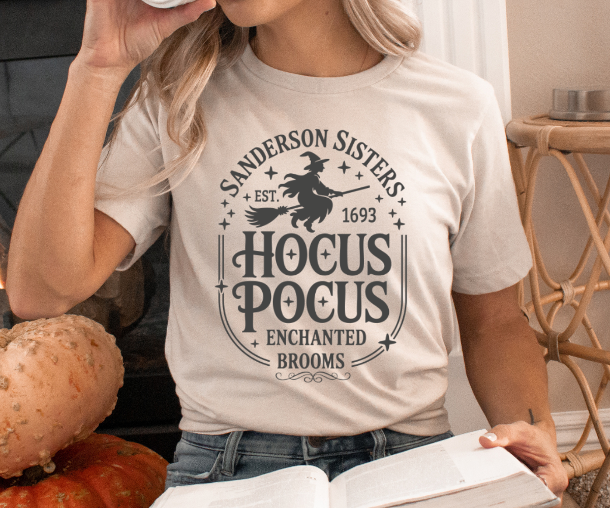 Sanderson Sisters Enchanted Brooms Tee