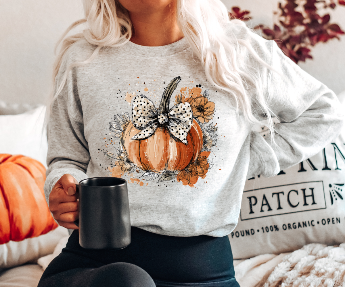 Autumn Pumpkin Crewneck Sweatshirt