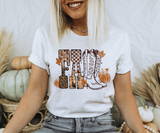 Fall Vibes Cowgirl Tee