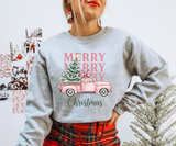 Truck Merry Christmas Sweatshirt