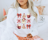 Hot Cocoa & Holly Bows Sweatshirt