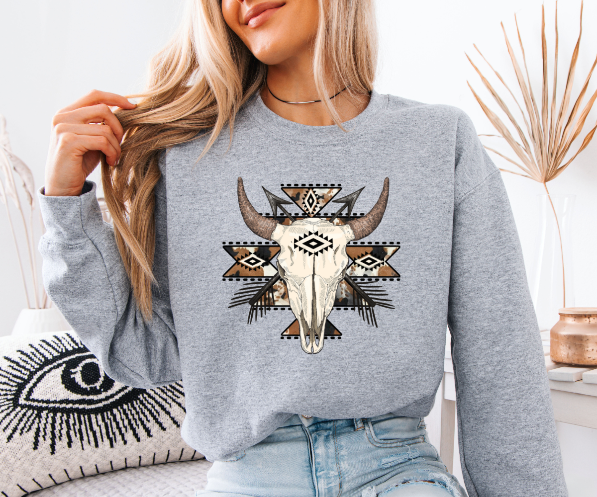 Boho Bull Sweatshirt