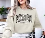 Farming University Crewneck Sweatshirt