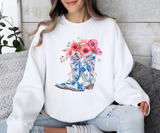 Bloom & Boots Cowgirl Sweatshirt