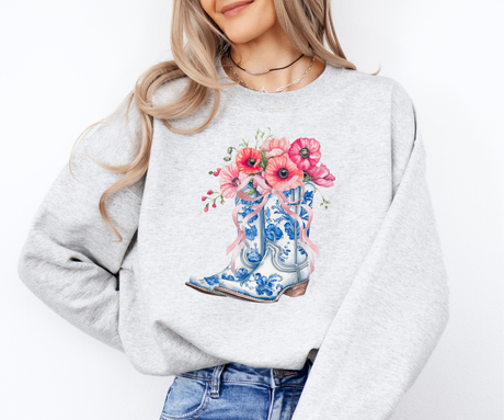 Bloom & Boots Cowgirl Sweatshirt