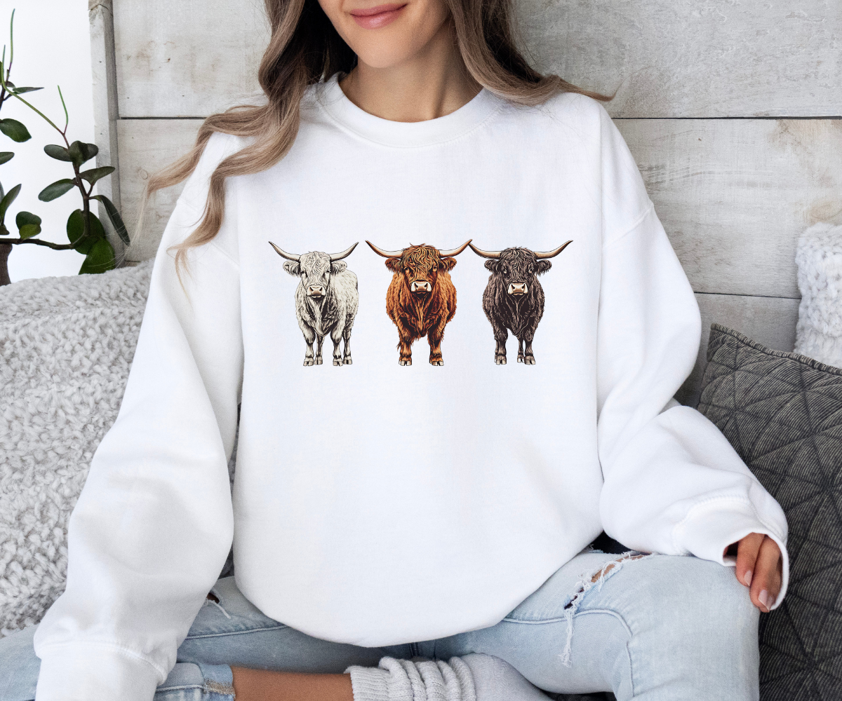Highland Herd Graphic Sweatshirt