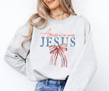America Needs Jesus Sweatshirt