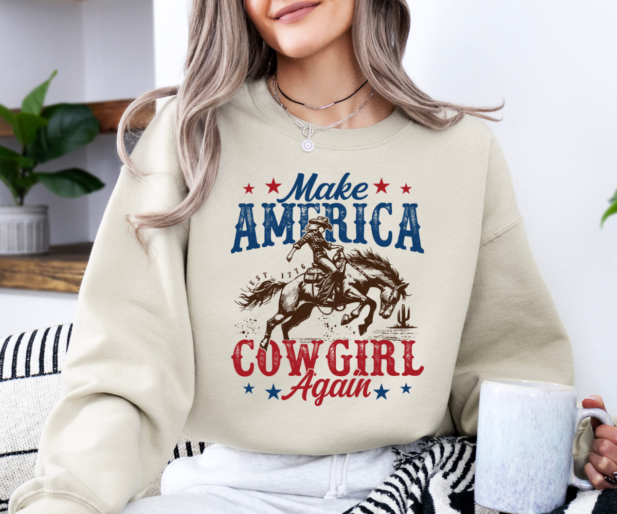 Make America Cowgirl Again Sweatshirt