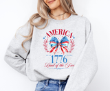 America 1776 Bow Sweatshirt