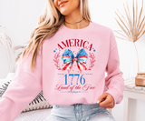 America 1776 Bow Sweatshirt