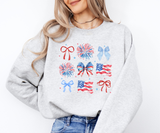 Red, White & Blue Cute Graphic Sweatshirt