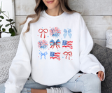 Red, White & Blue Cute Graphic Sweatshirt