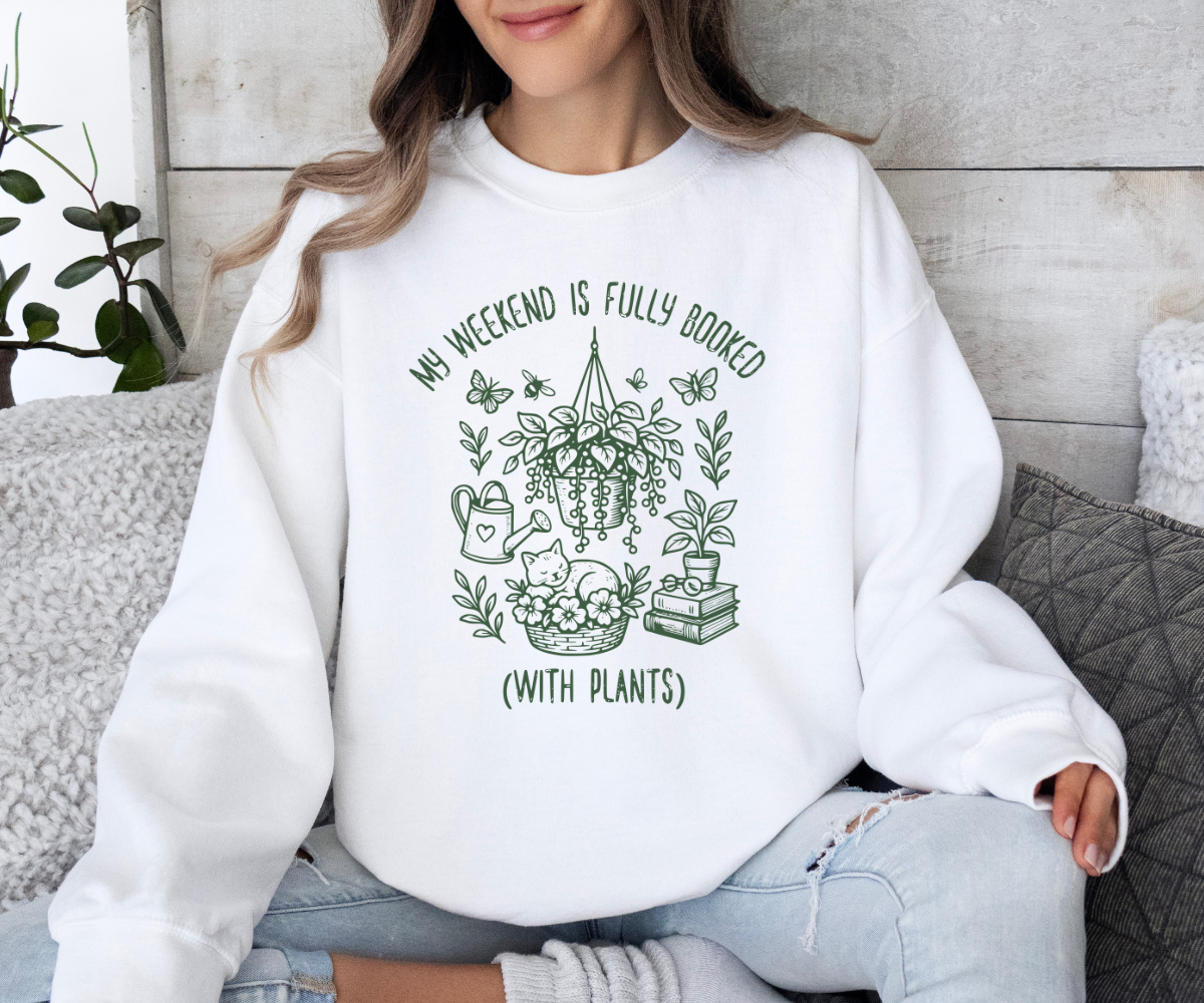 Fully Booked With Plants Sweatshirt