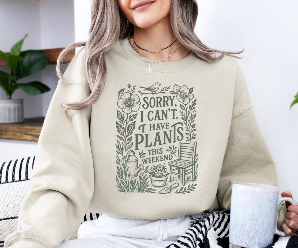 Weekend Plans: Plants & Peace Sweatshirt