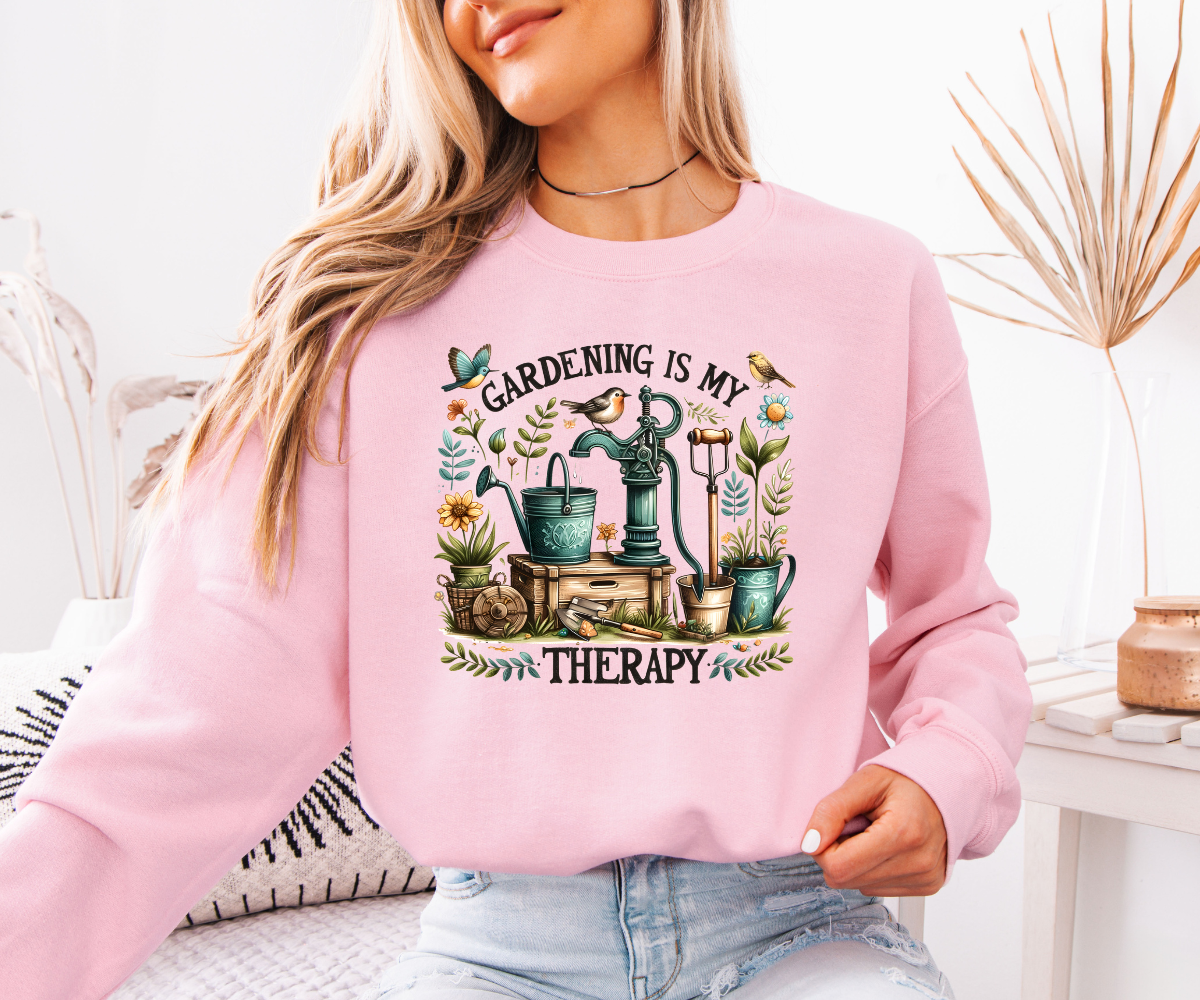 Gardening Is My Therapy Sweatshirt