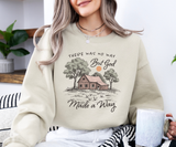 God Made a Way – Rustic Faith Sweatshirt