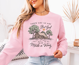 God Made a Way – Rustic Faith Sweatshirt