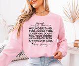 Your Worth Is Affirmed Sweatshirt