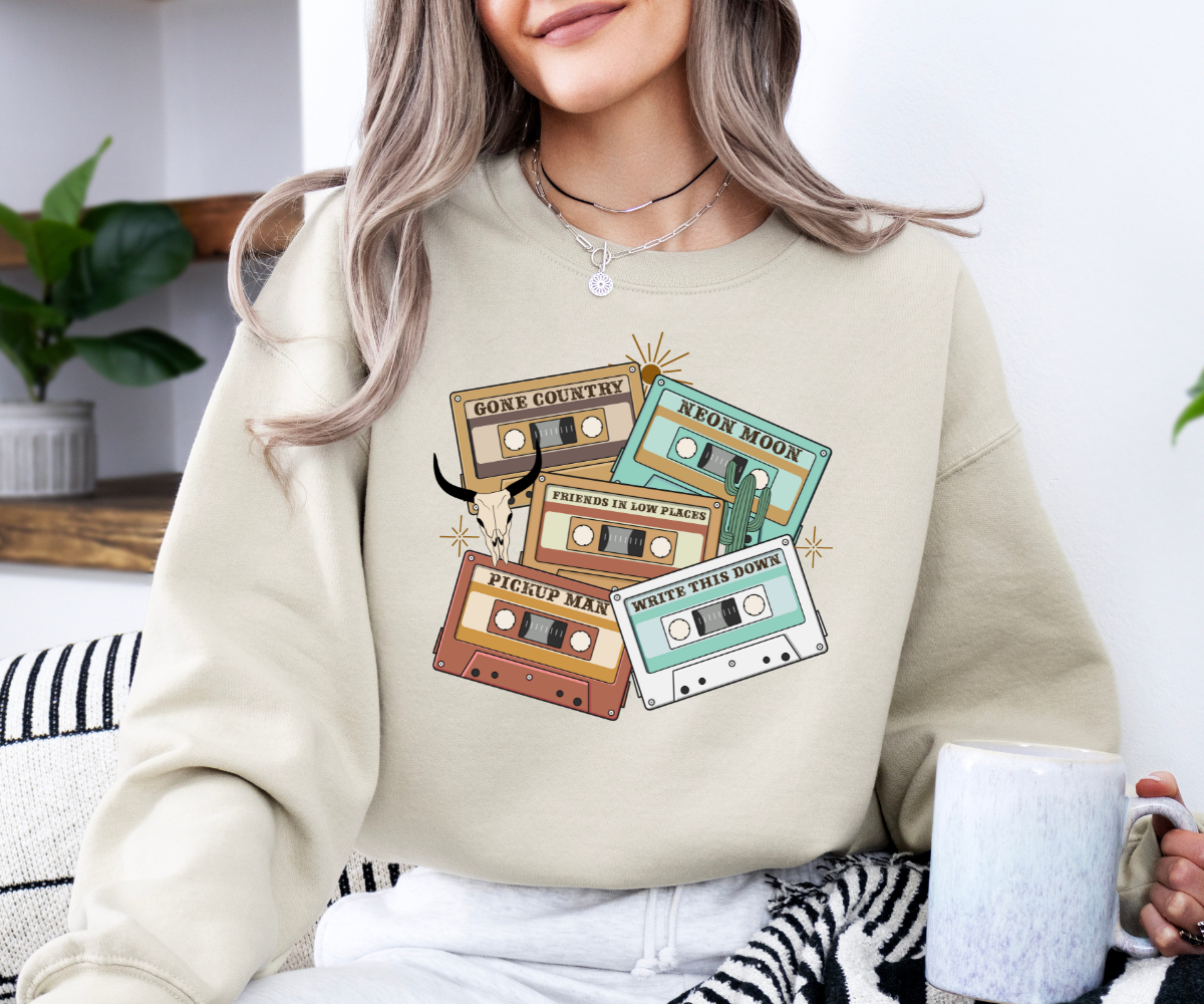 Country Cassette Tape Sweatshirt