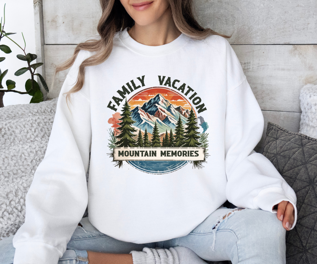 Family Vacation Mountain Memories Sweatshirt