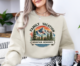 Family Vacation Mountain Memories Sweatshirt