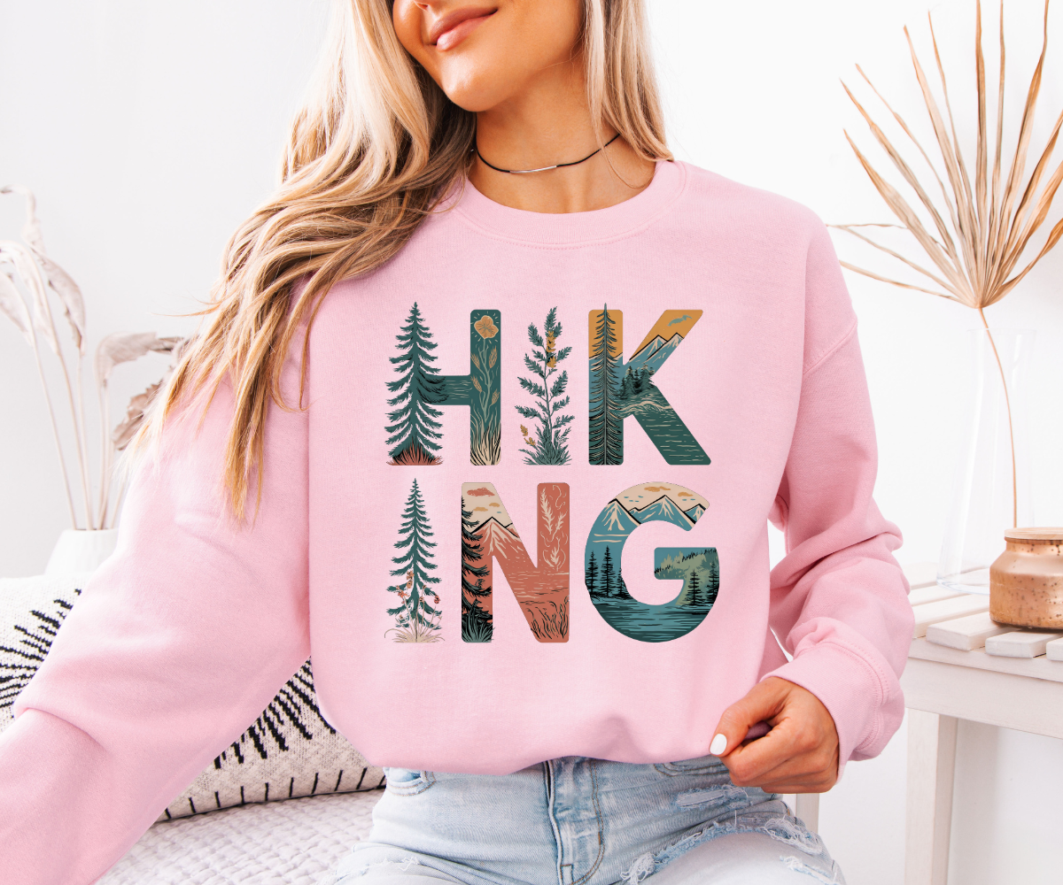HIKING Nature Letters Sweatshirt
