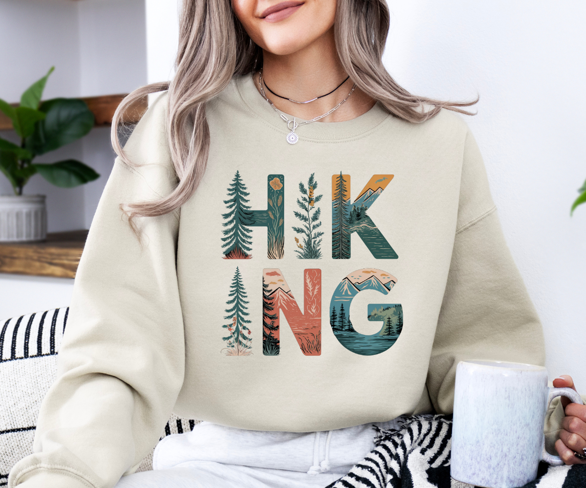 HIKING Nature Letters Sweatshirt