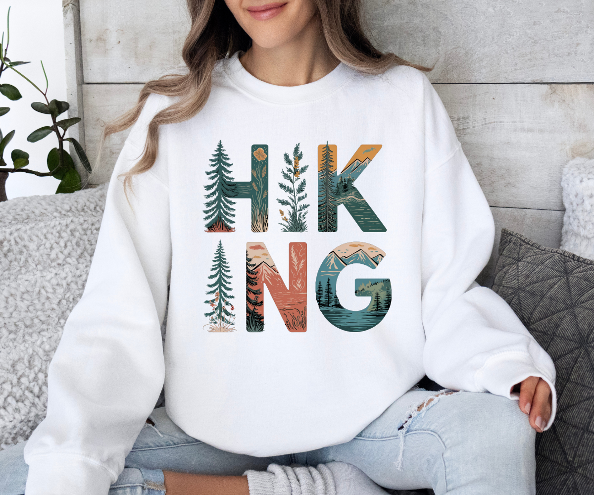 HIKING Nature Letters Sweatshirt
