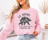 Go Hiking Bear Sweatshirt
