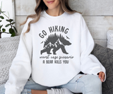 Go Hiking Bear Sweatshirt
