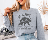 Go Hiking Bear Sweatshirt