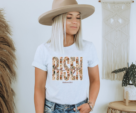 He Is Risen Tee